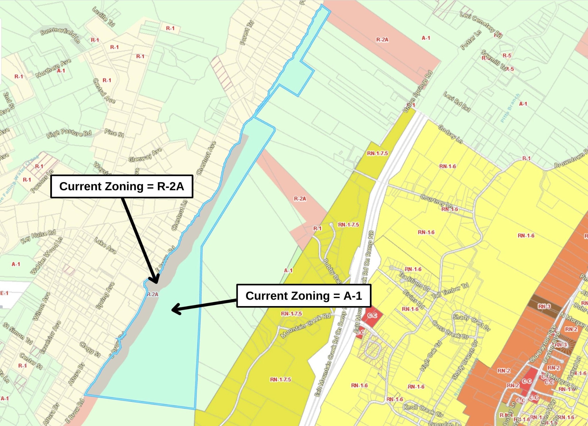 0 East Brow Road Chattanooga, TN 37415 - Photo 22 of 31 a close up of a wall with a sign