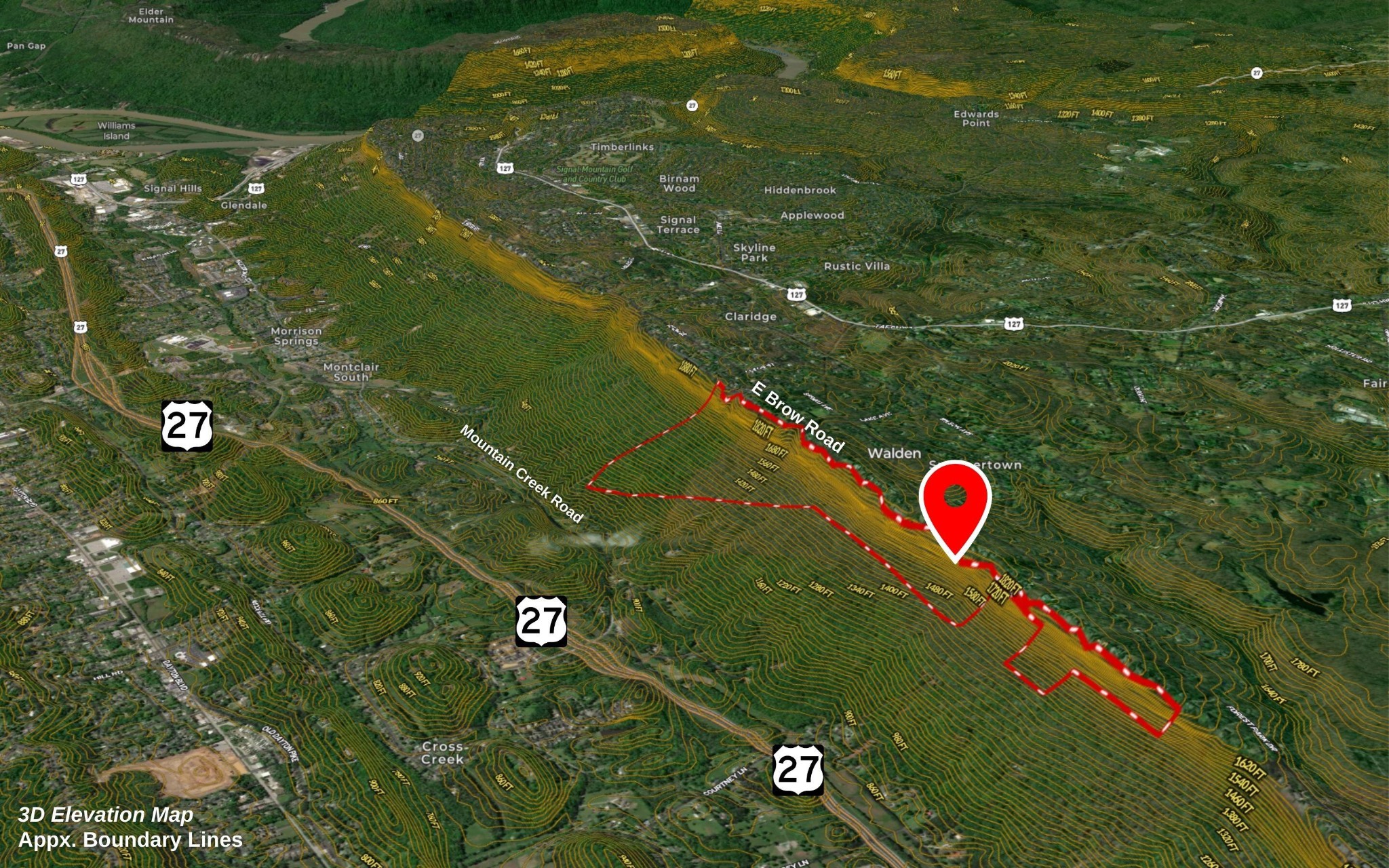 0 East Brow Road Chattanooga, TN 37415 - Photo 26 of 31 a view of a tree with a tree