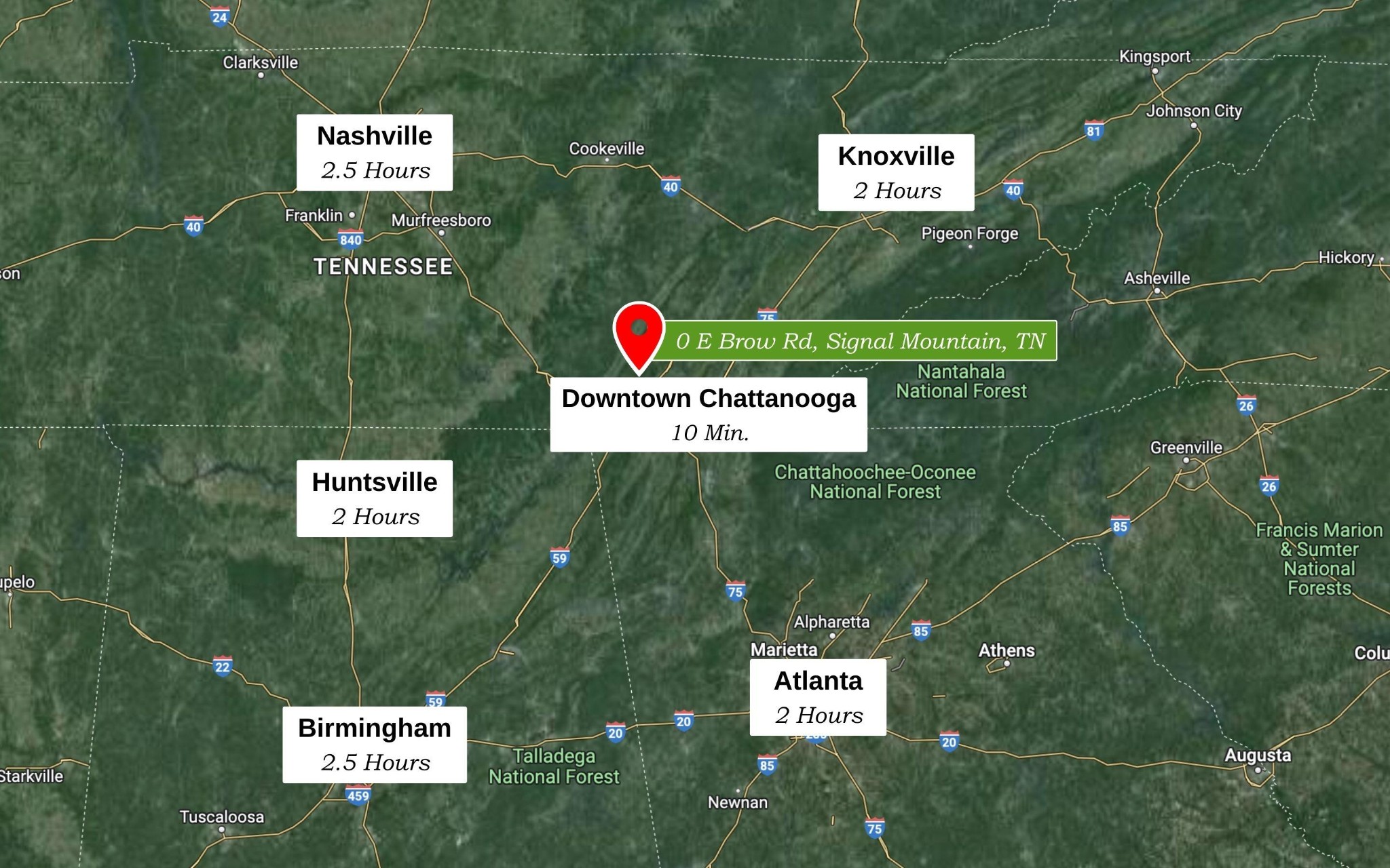 0 East Brow Road Chattanooga, TN 37415 - Photo 29 of 31 a sign that is on the wall of the building