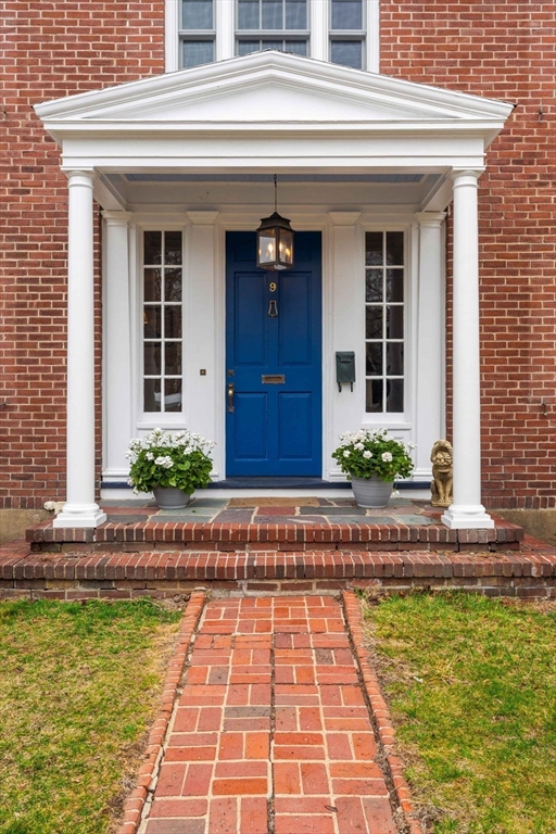 9 Windemere Park Manchester, MA 01944 - Photo 26 of 31 a front view of a house with a fountain