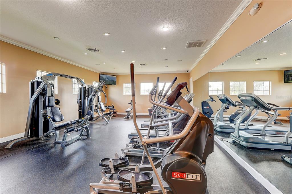 2410 Hawks Point Court Ruskin, FL 33570 - Photo 67 of 82 a view of a room with gym equipment