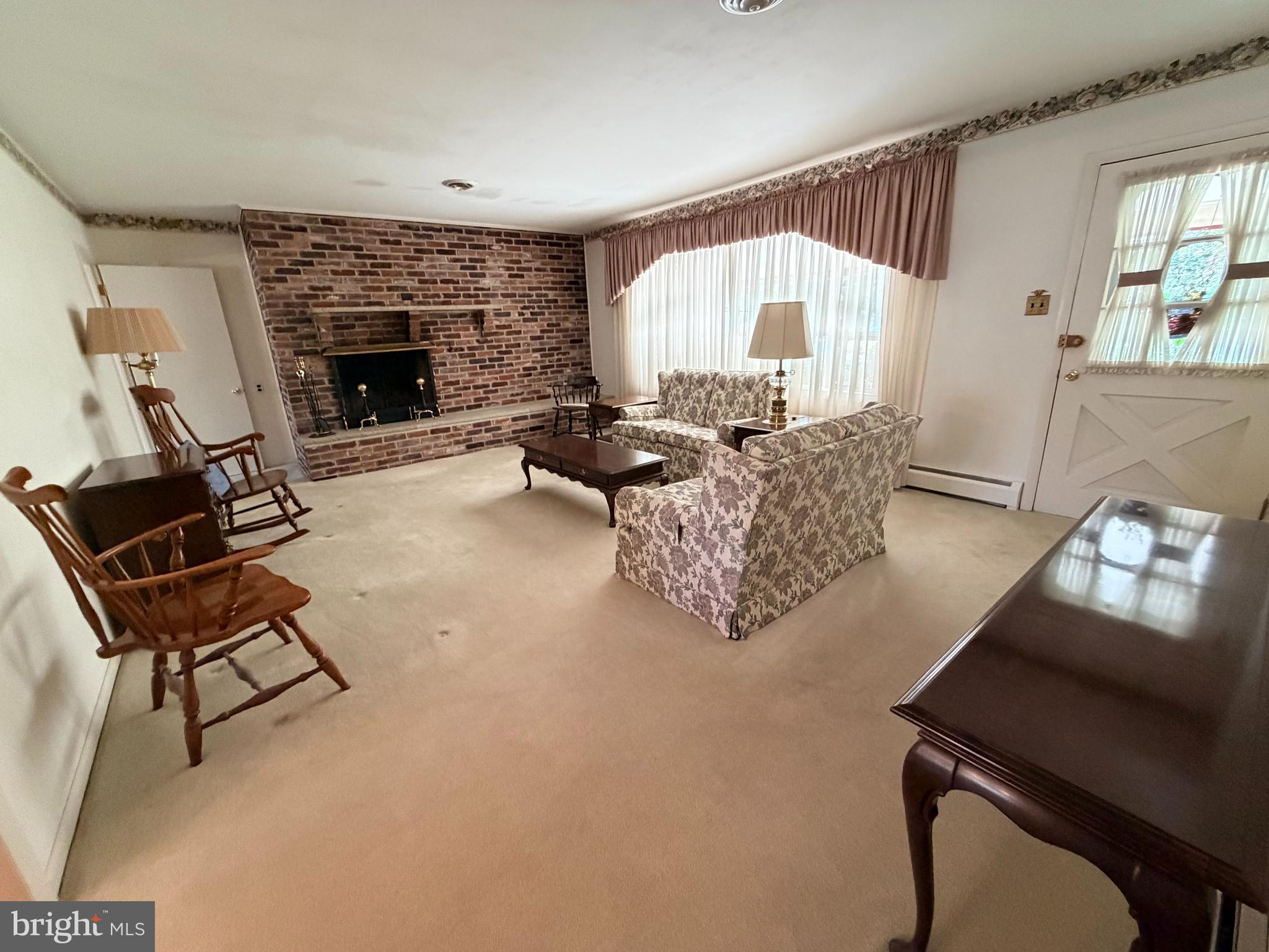 312 Mt Alverno Road Media, PA 19063 - Photo 5 of 22 Living room fireplace