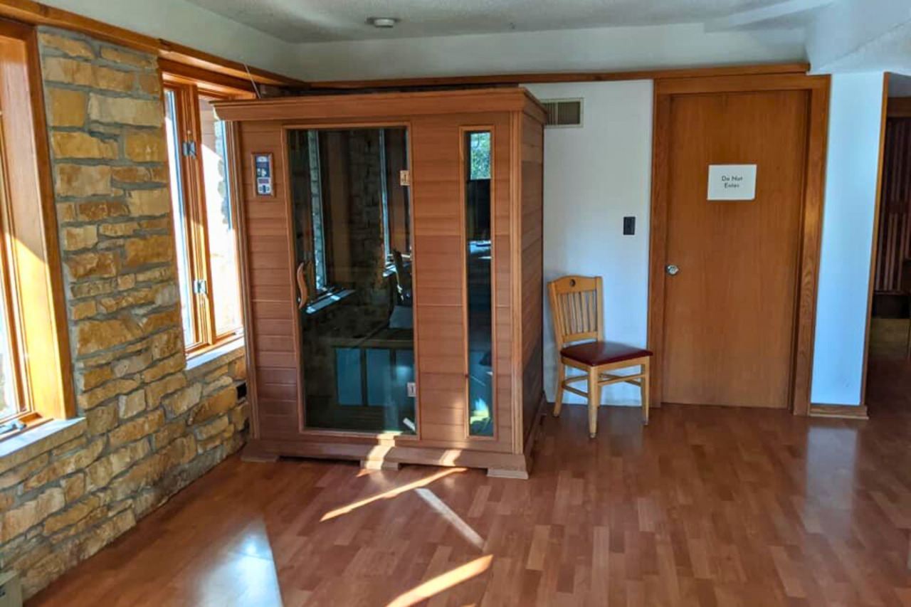 N3075 Hardscrabble Road Palmyra, WI 53156 - Photo 29 of 44 Downstairs Den with Sauna