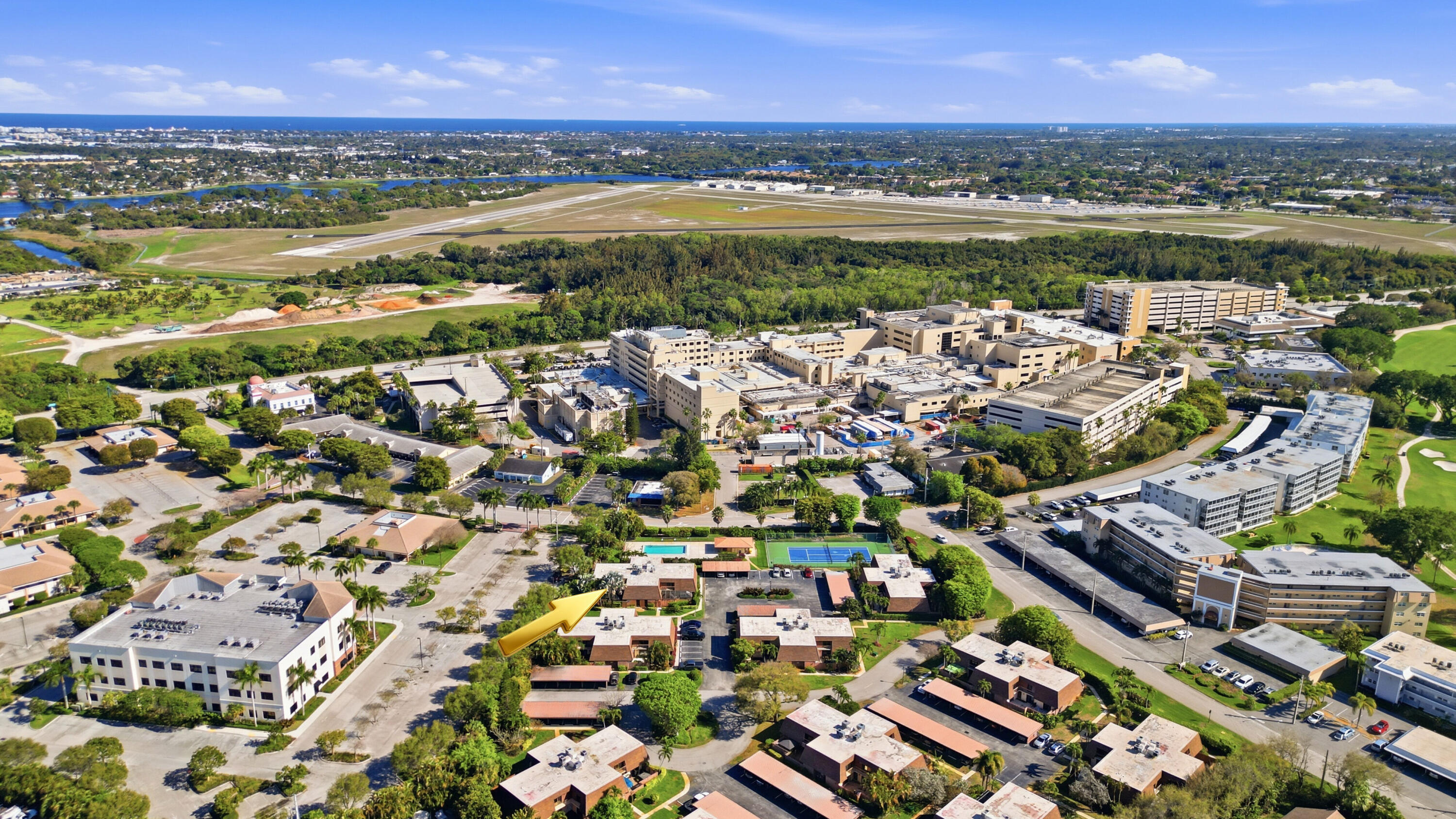 9 Atrium Circle, Unit C Atlantis, FL 33462 - Photo 49 of 54 a view of city and ocean