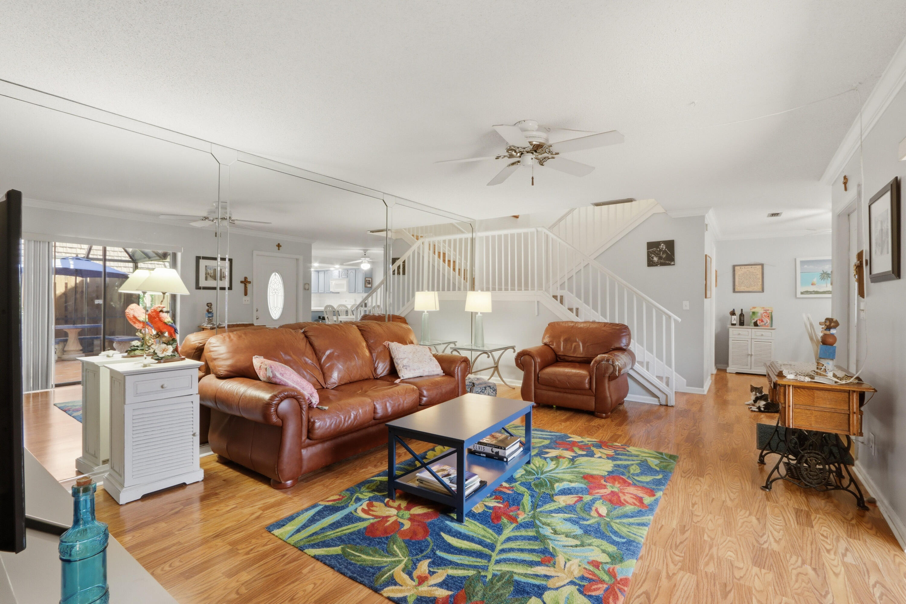 9 Atrium Circle, Unit C Atlantis, FL 33462 - Photo 7 of 54 a living room with furniture and a rug
