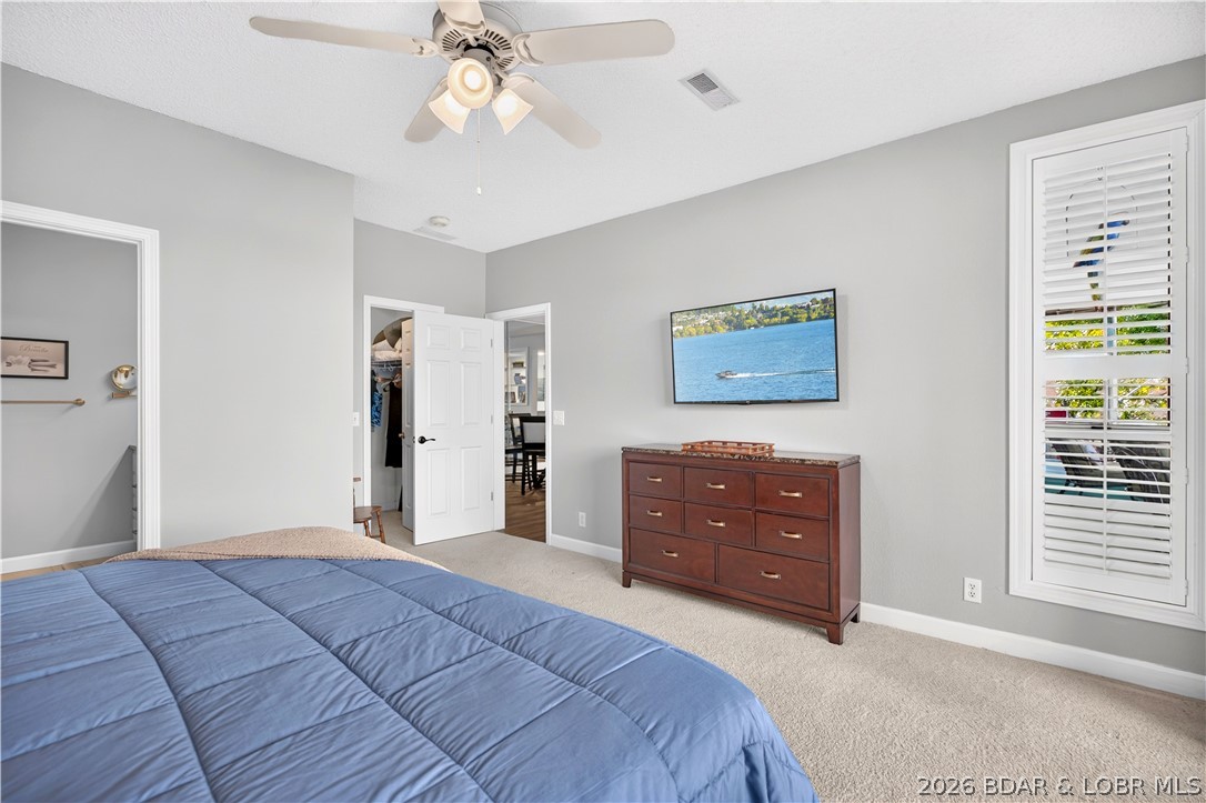 73 Evergreen Road, Unit 3A Sunrise Beach, MO 65079 - Photo 39 of 89 Master Bedroom is great space and has fresh wall c