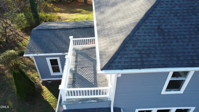 a view of staircase with white walls and stairs