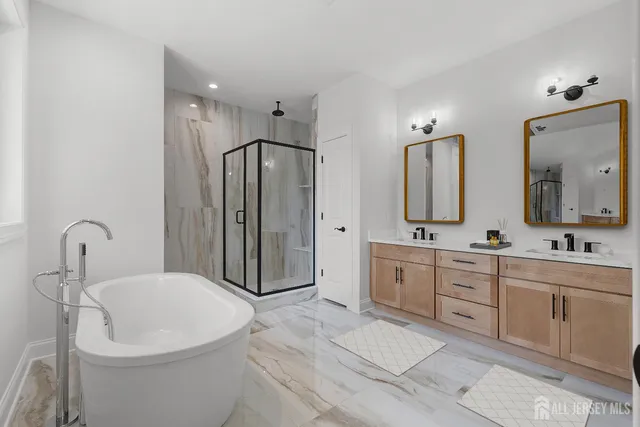 a view of a backyard with potted plants