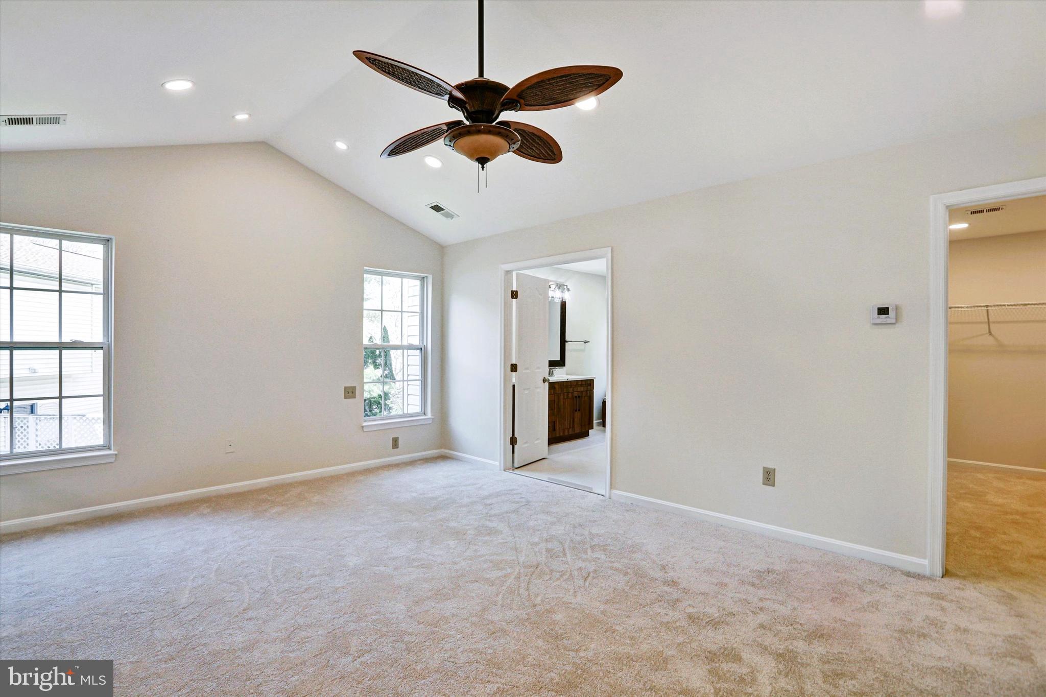 6405 Quiet Night Ride Columbia, MD 21044 - Photo 26 of 63 Vaulted ceiling, ceiling fan and recessed lighting