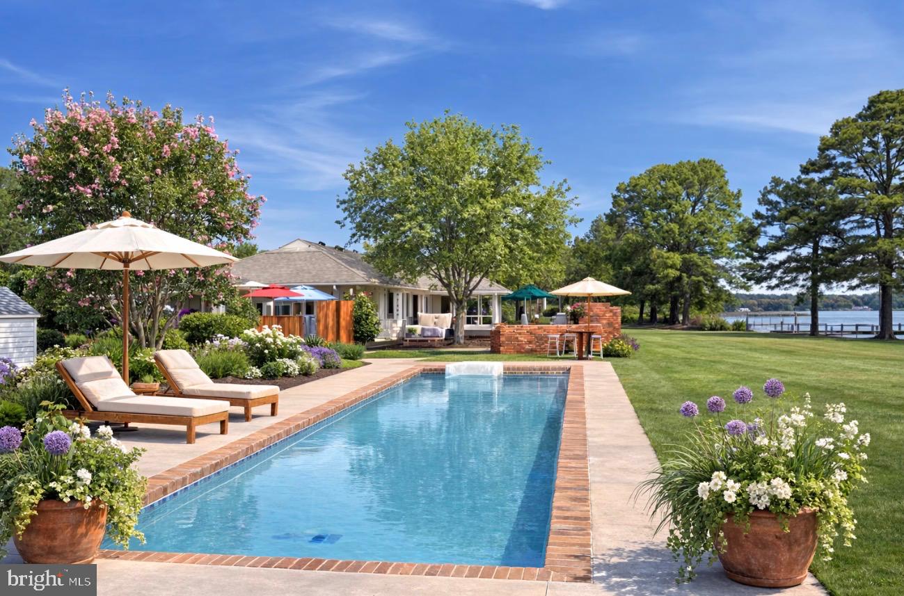 7149 Drum Point Road St. Michaels, MD 21663 - Photo 43 of 71 FABULOUS POOL AREA