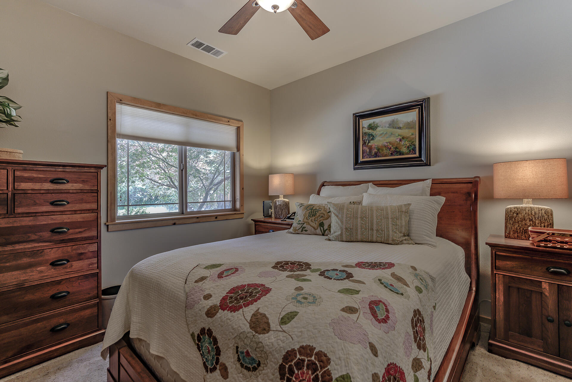 2490 Goose Ranch Road Lewiston, CA 96052 - Photo 19 of 38 a bedroom with a bed and a window