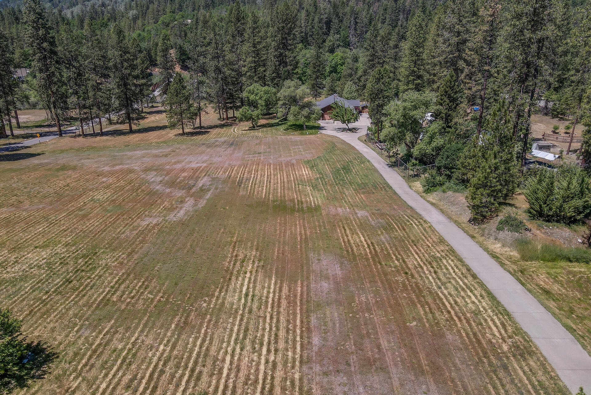 2490 Goose Ranch Road Lewiston, CA 96052 - Photo 30 of 38 a view of wooden floor with a dry yard