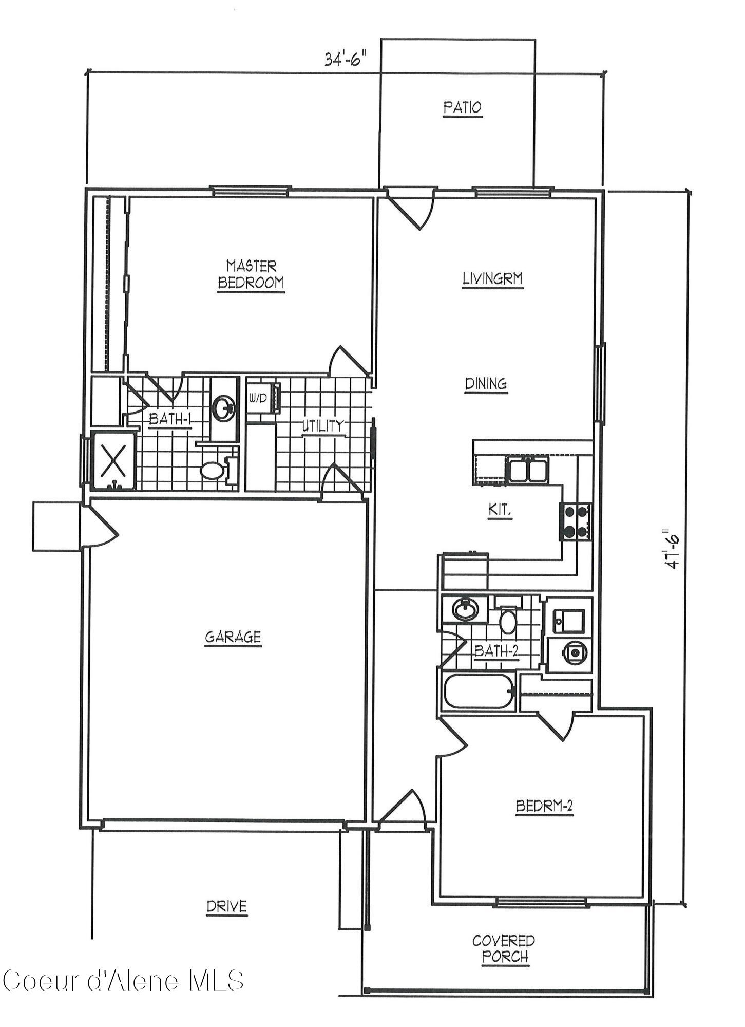 1120 Jersey Street Sandpoint, ID 83864 - Photo 17 of 17 Sutton Floor Plan