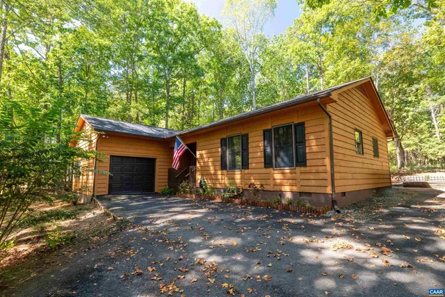 a view of house with backyard