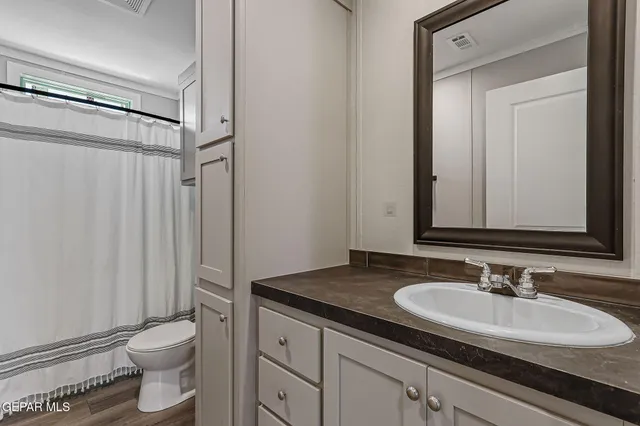 an aerial view of a workspace