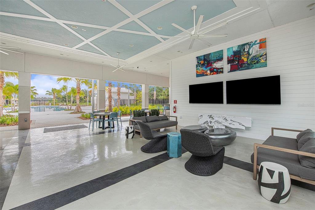 8312 Reefbay Cove Parrish, FL 34221 - Photo 28 of 36 a living room with furniture and a flat screen tv