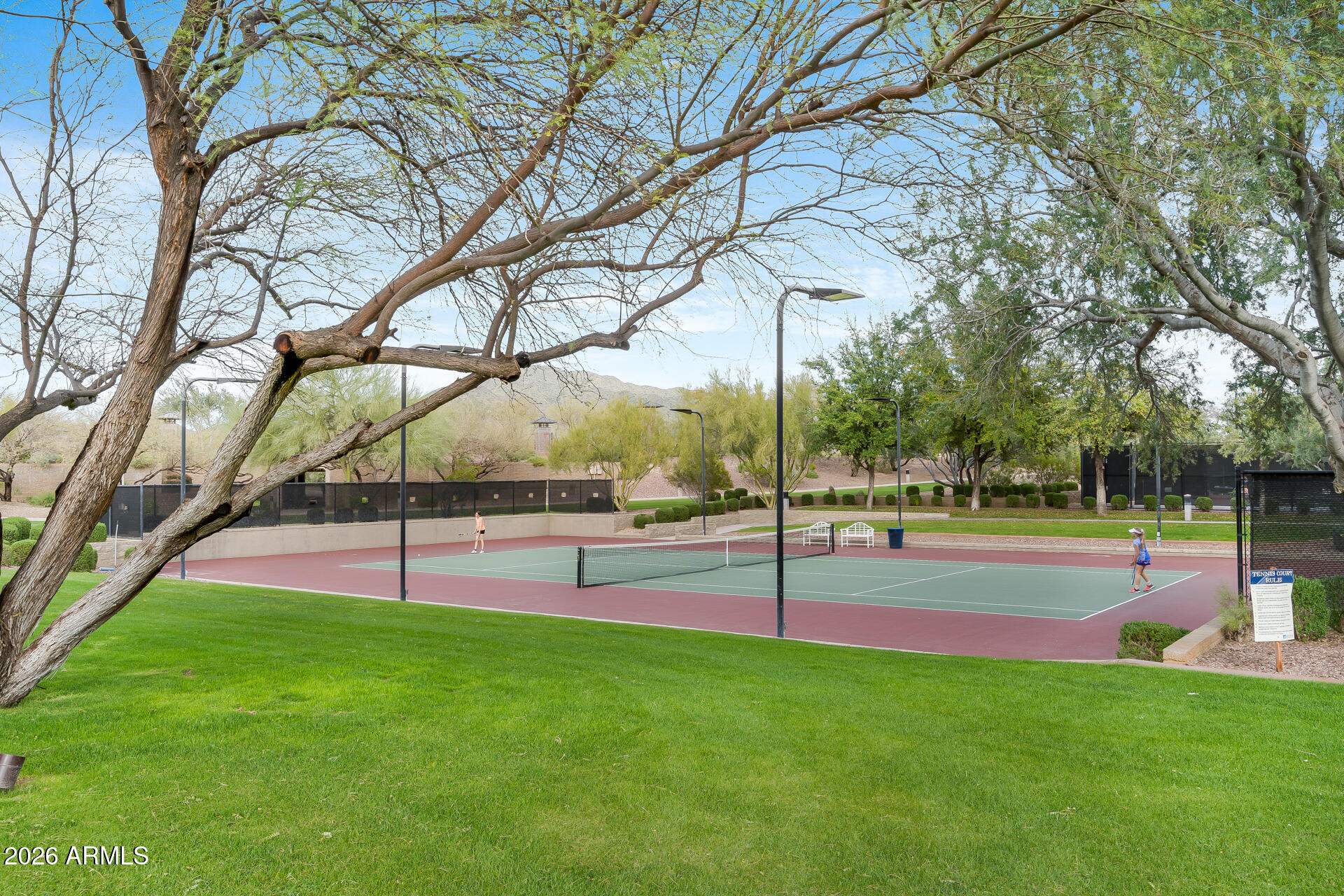 41712 North Golf Crest Road Anthem, AZ 85086 - Photo 36 of 39 a view of outdoor space with a garden and trees