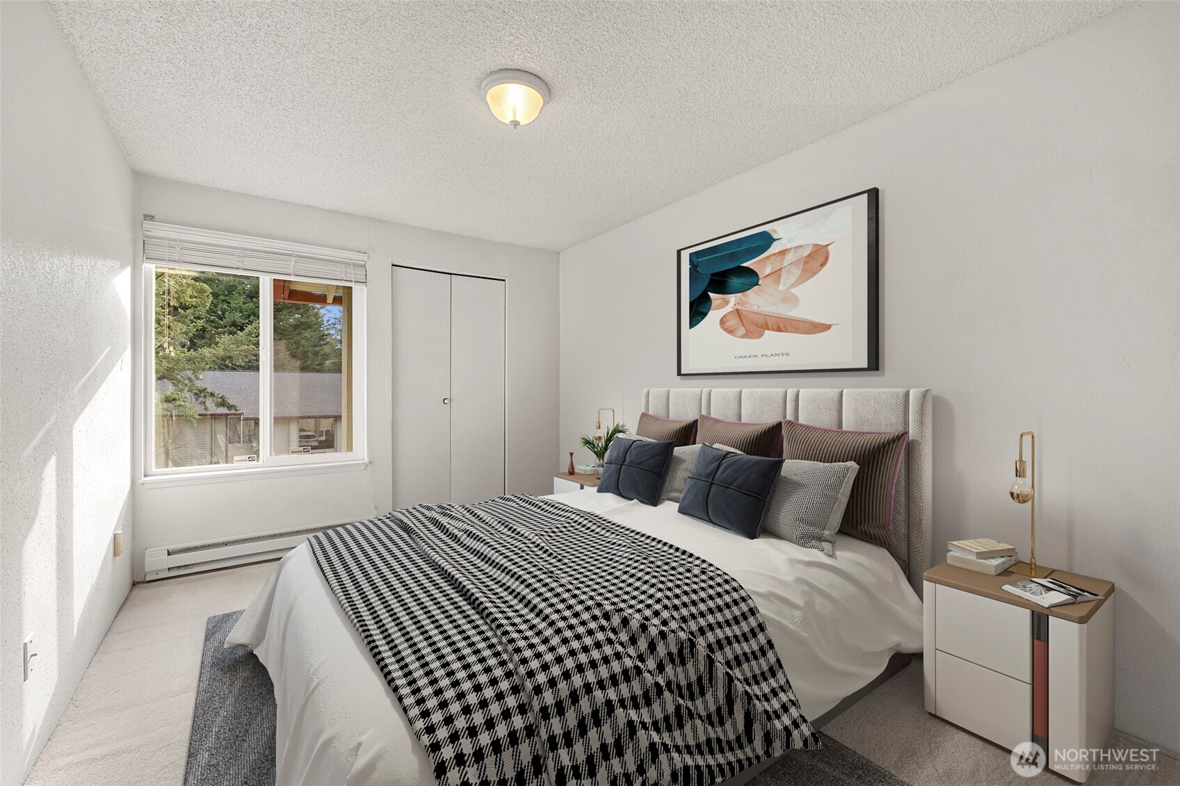 17514 151st Avenue Southeast, Unit I16 Renton, WA 98058 - Photo 8 of 16 a bedroom with bed and a window