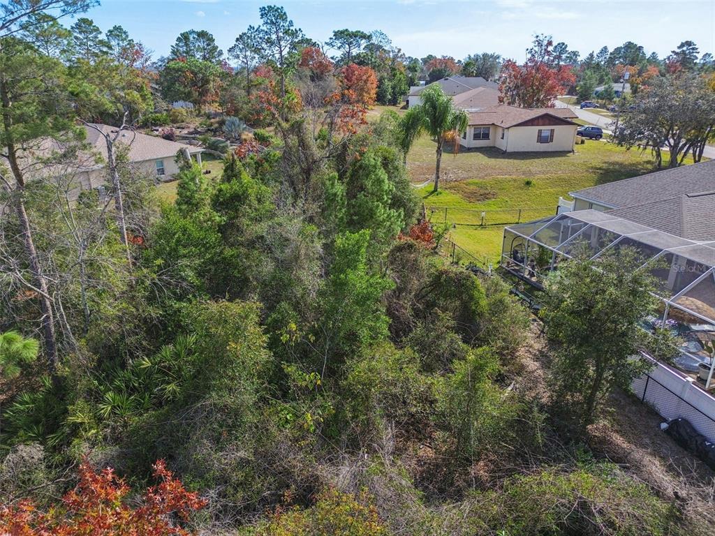 13014 Hanley Drive Spring Hill, FL 34609 - Photo 5 of 30 an aerial view of residential houses with outdoor space and trees