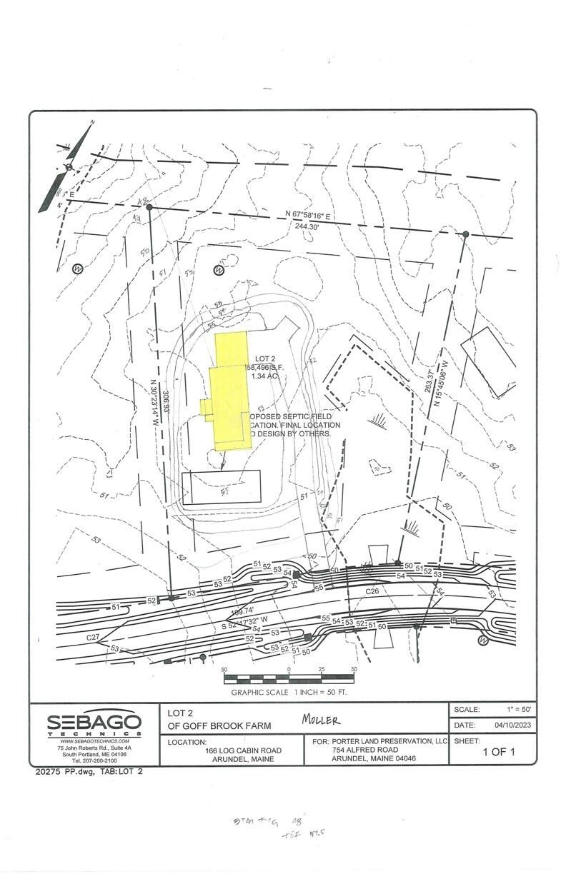 2 Forest Drive Arundel, ME 04046 - Photo 2 of 14 Lot 2 Site Plan