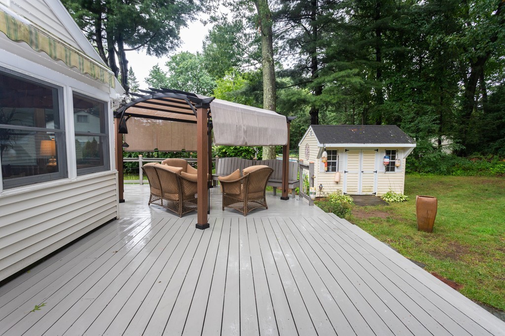 64 Ridge Road Longmeadow, MA 01106 - Photo 27 of 29 a view of a patio on the deck