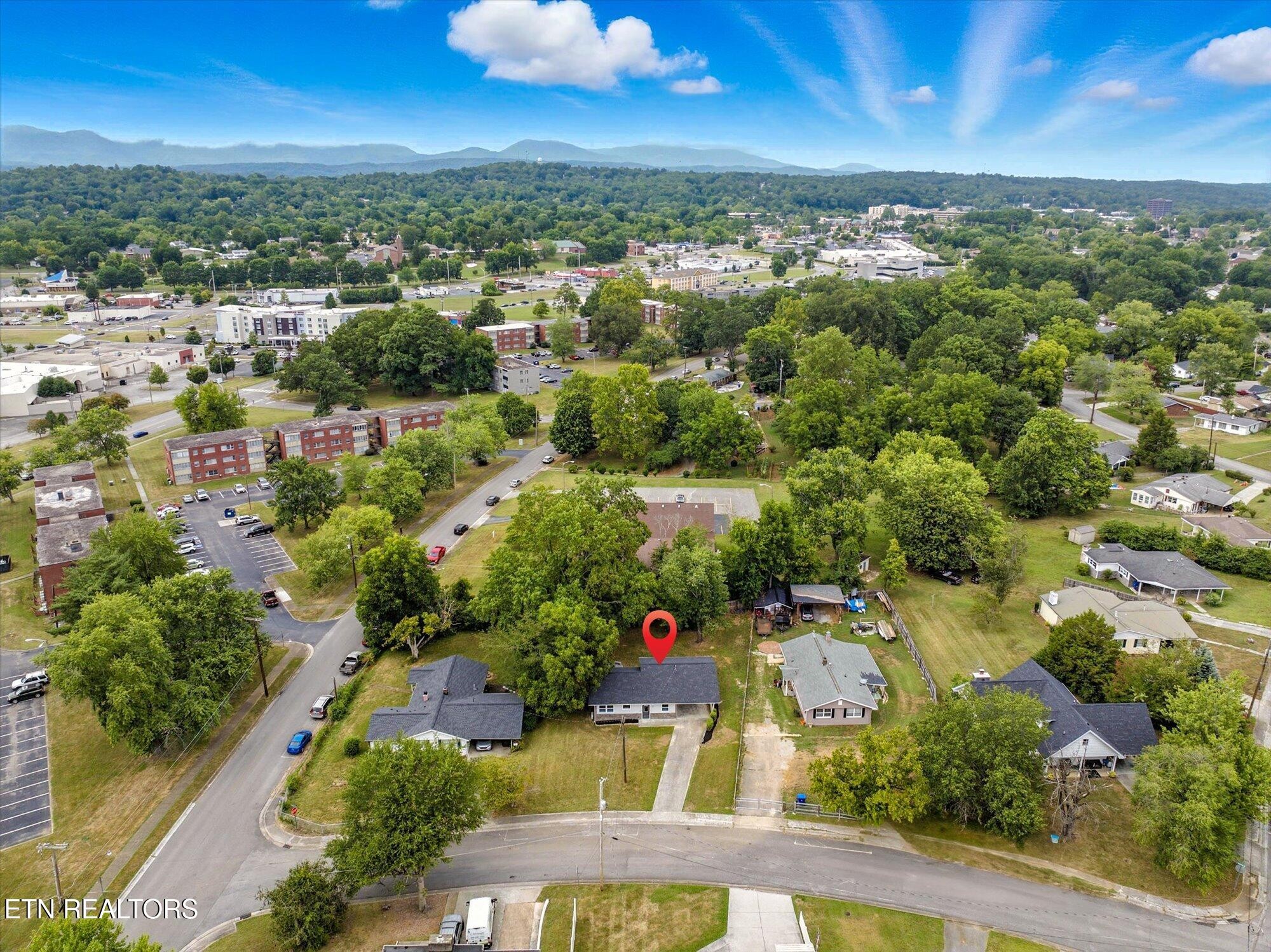 103 Parsons Road Oak Ridge, TN 37830 - Photo 21 of 27 an aerial view of residential houses with outdoor space and trees