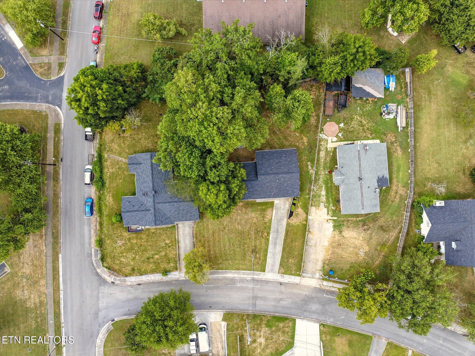 103 Parsons Road Oak Ridge, TN 37830 - Photo 27 of 27 an aerial view of a house with a yard