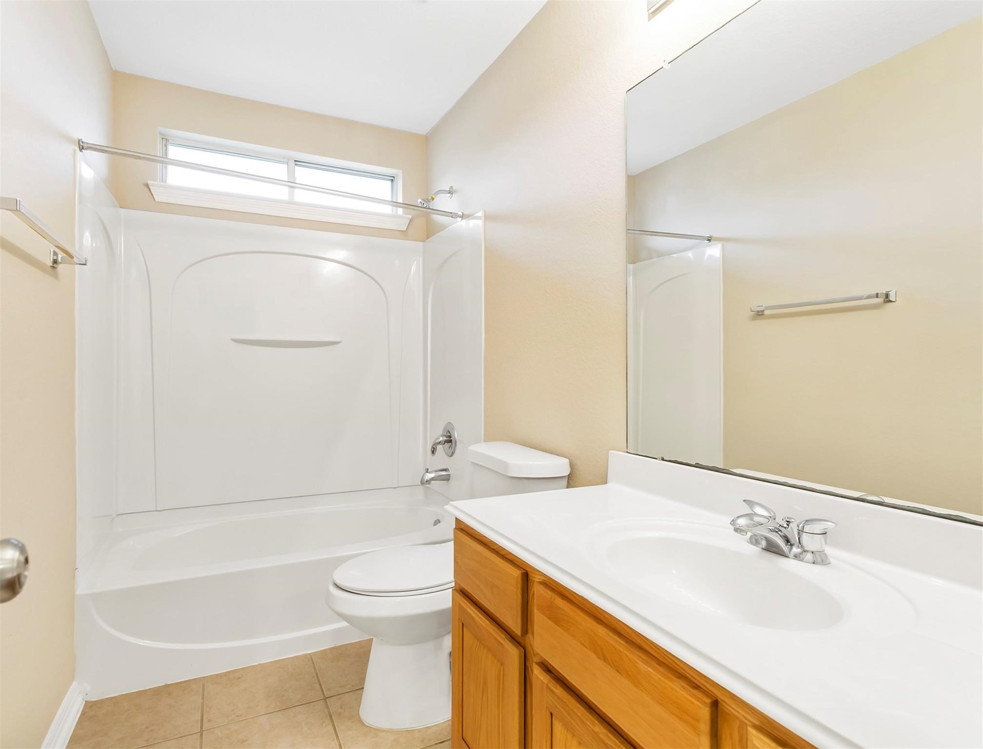 19327 Dickson Park Drive Spring, TX 77373 - Photo 32 of 47 a bathroom with a granite countertop sink toilet and shower