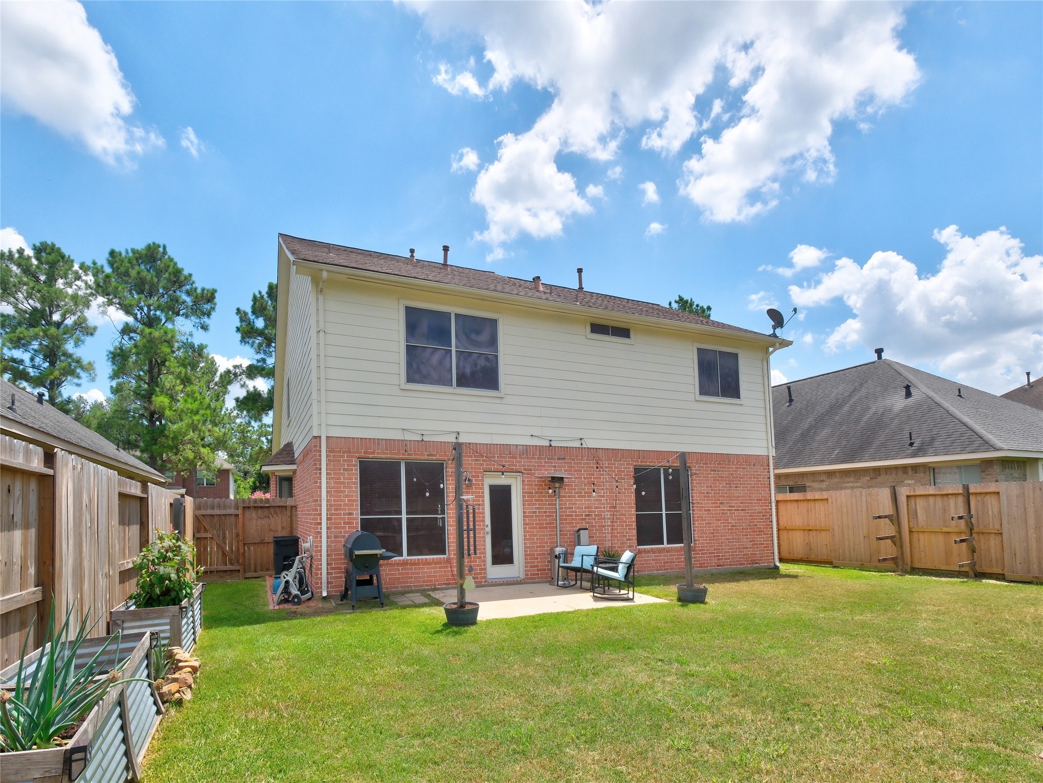 19327 Dickson Park Drive Spring, TX 77373 - Photo 44 of 47 Another view of the planters with lots of space to play.