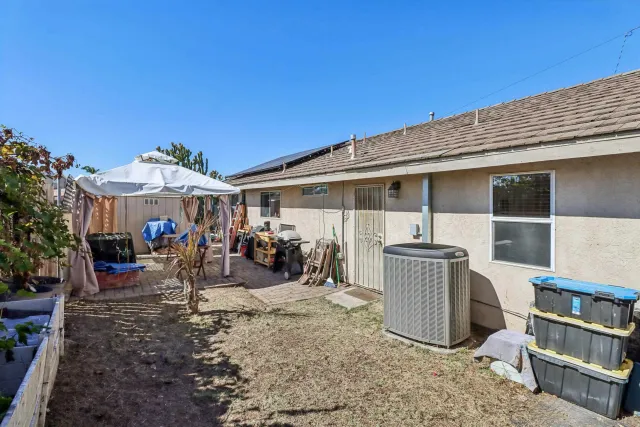 a view of a street with a building in the background