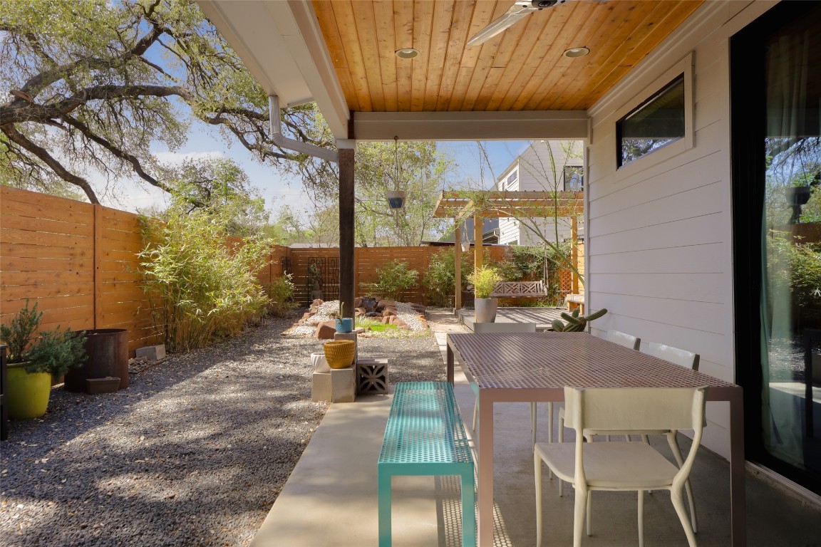 4420 Mt Vernon Drive, Unit A Austin, TX 78745 - Photo 21 of 35 a view of yard with patio