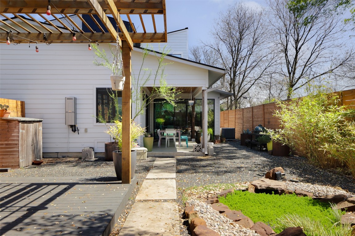 4420 Mt Vernon Drive, Unit A Austin, TX 78745 - Photo 25 of 35 a view of a house with backyard
