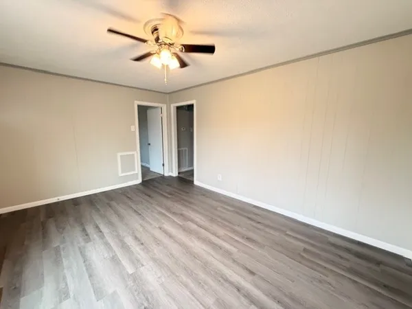 wooden floor in an empty room