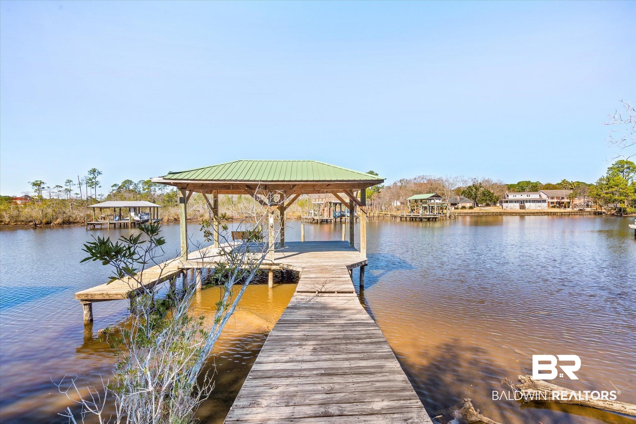5683 Spring Landing Drive Theodore, AL 36582 - Photo 39 of 49 View of dock featuring a water view