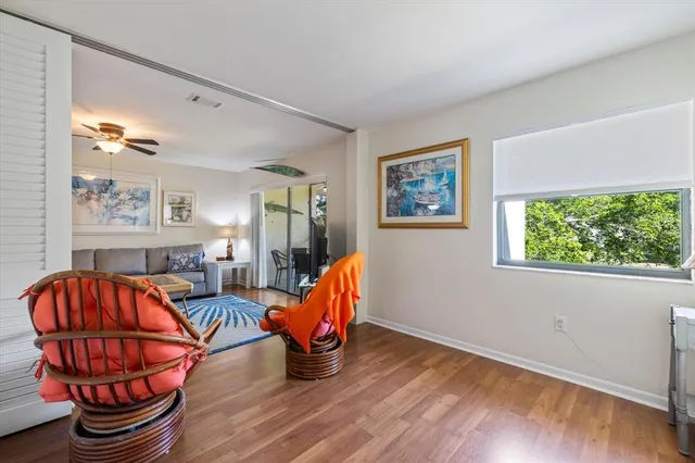 a view of a city and ocean view