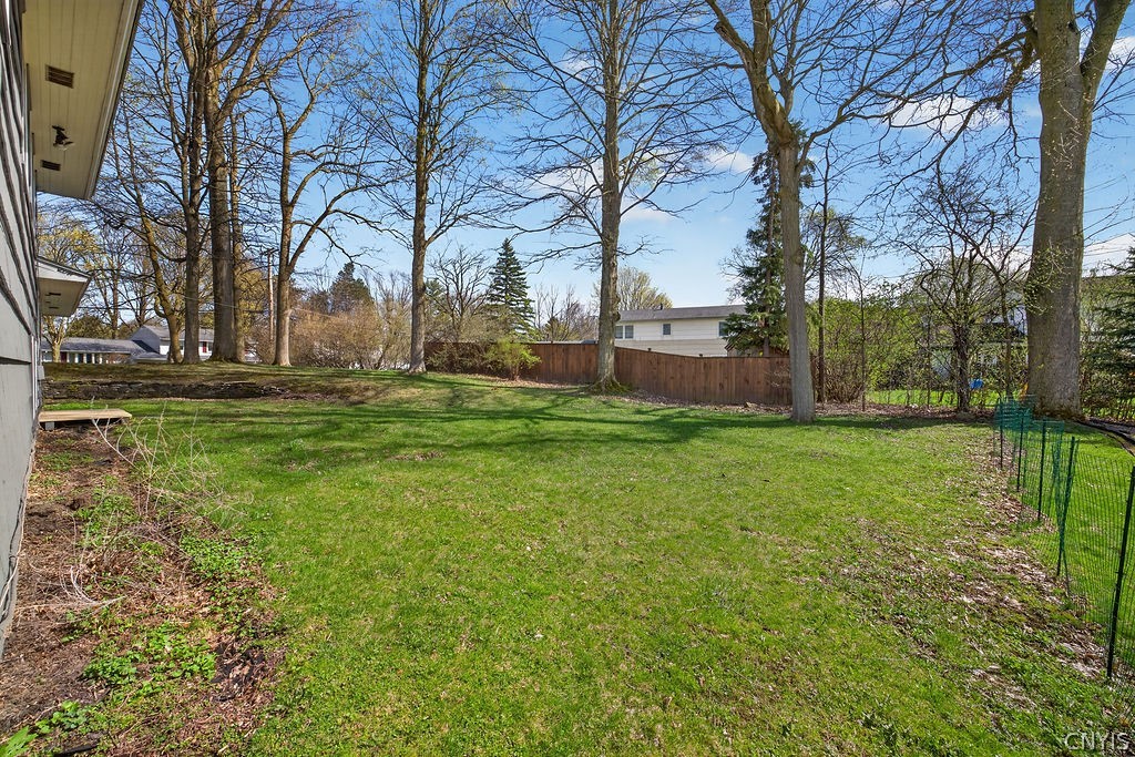 166 Terrace Way Camillus, NY 13031 - Photo 7 of 49 Treed Backyard