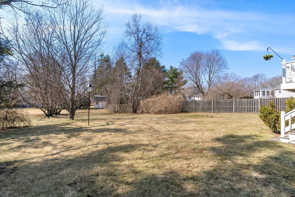 4 Jeffrey Road Canton, MA 02021 - Photo 25 of 26 a view of a yard with trees