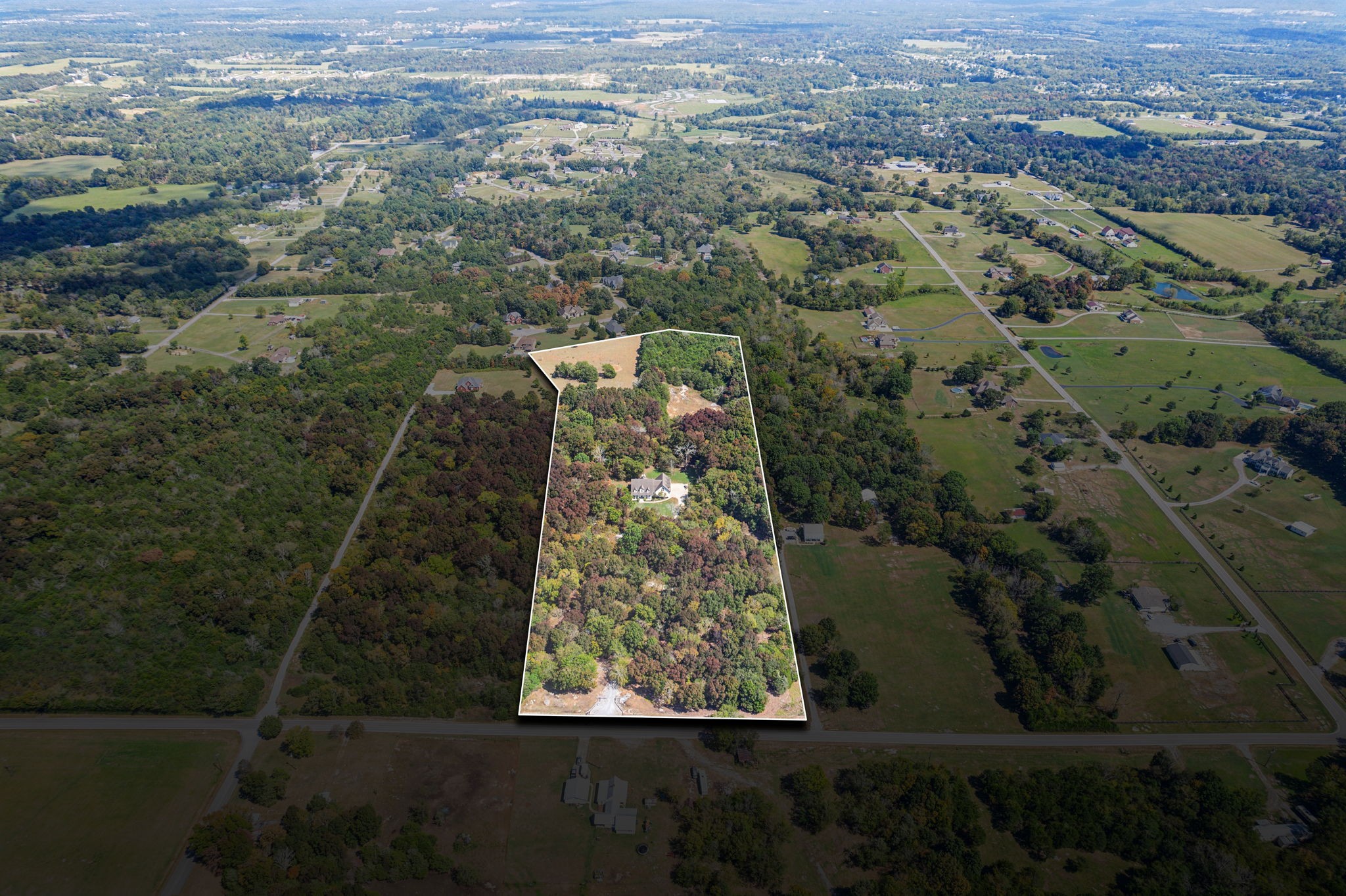 10795 Threet Road Christiana, TN 37037 - Photo 2 of 37 an aerial view of residential house with outdoor space