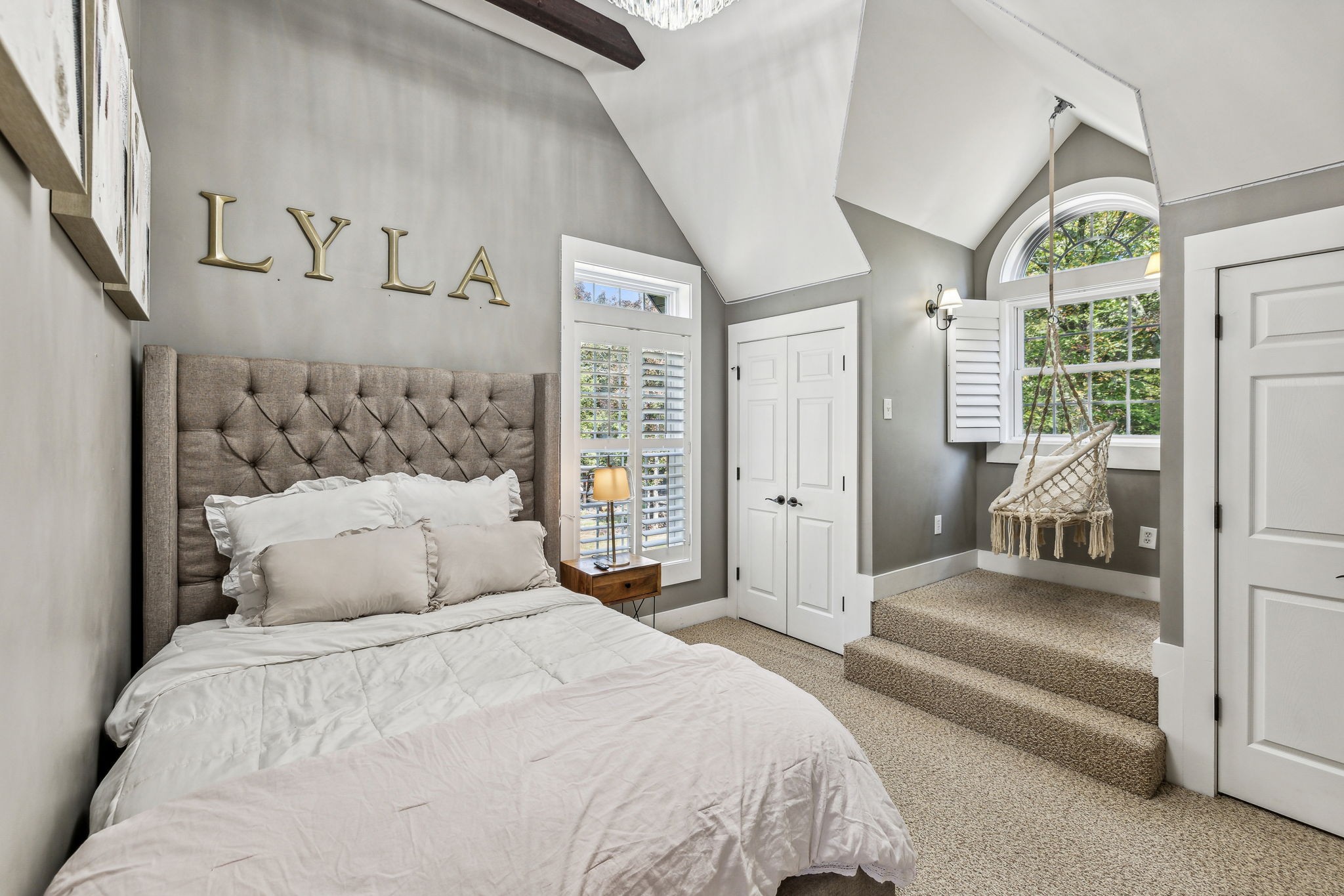 10795 Threet Road Christiana, TN 37037 - Photo 21 of 37 a bedroom with a large bed and a large window