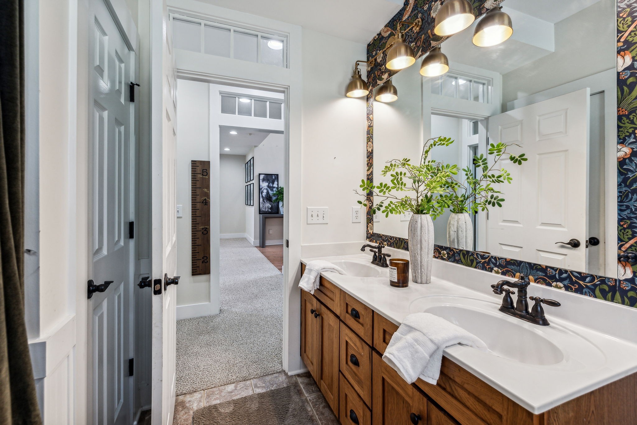 10795 Threet Road Christiana, TN 37037 - Photo 27 of 37 a bathroom with a sink double vanity and a mirror