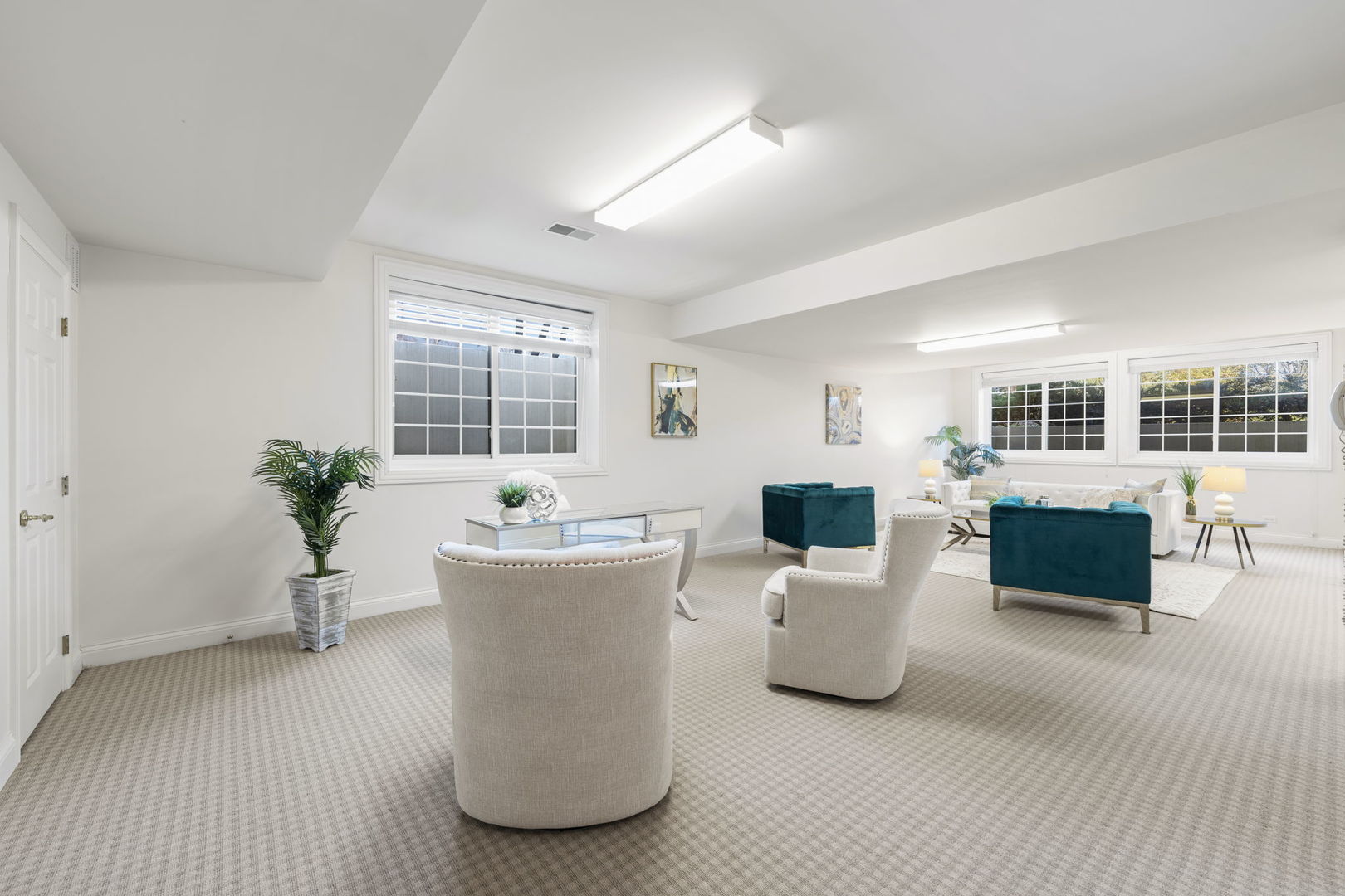 9 Forest Gate Circle Oak Brook, IL 60523 - Photo 22 of 39 a living room with furniture a window and wooden floor