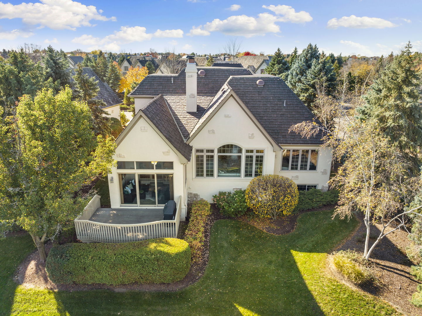 9 Forest Gate Circle Oak Brook, IL 60523 - Photo 34 of 39 a aerial view of a house with yard porch and sitting area