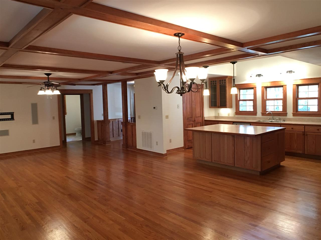 278 Jordan Store Road Kents Store, VA 23084 - Photo 17 of 47 a view of a room with wooden floor and chandelier