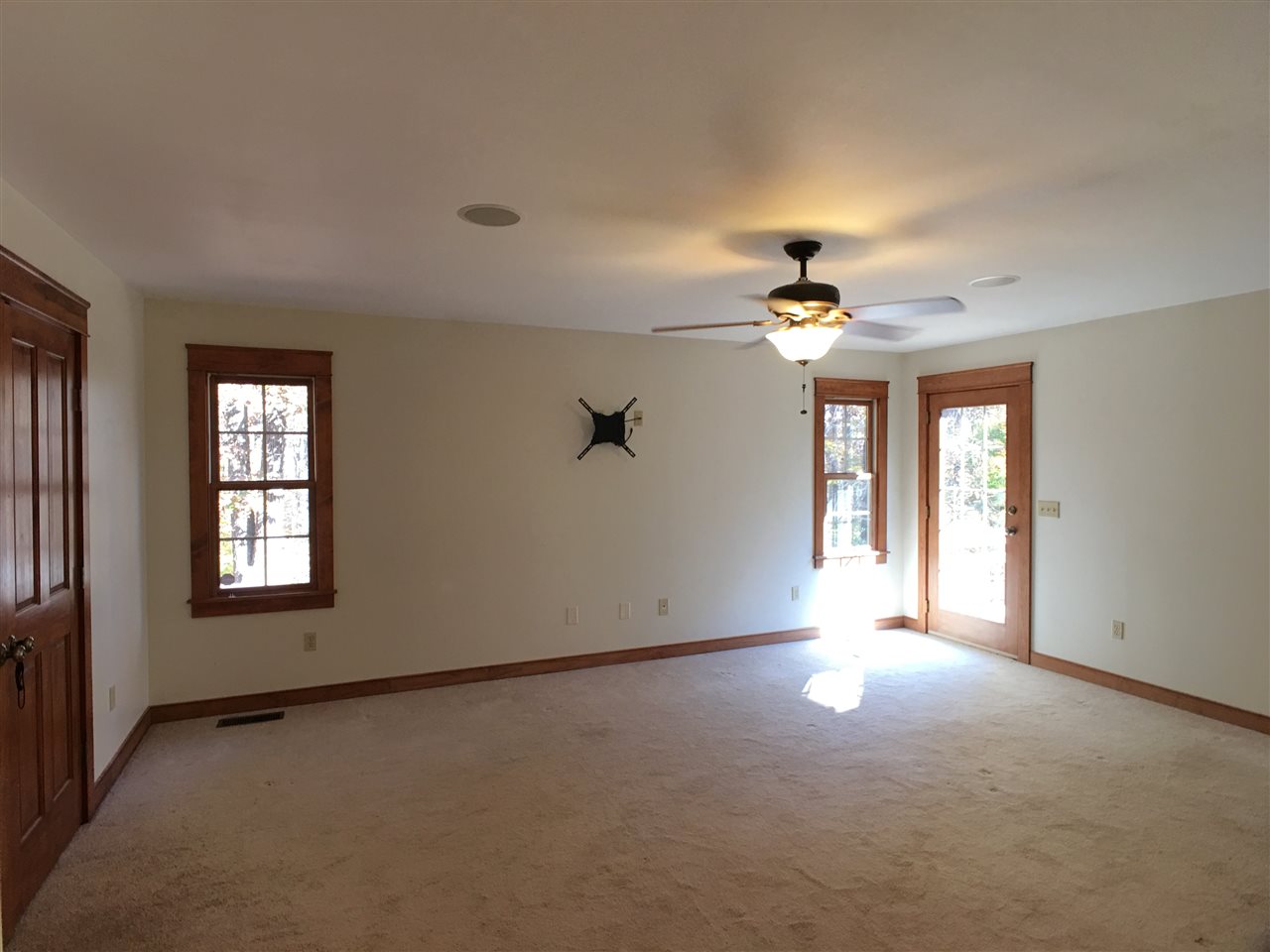 278 Jordan Store Road Kents Store, VA 23084 - Photo 29 of 47 a view of a big room with windows and chandelier fan
