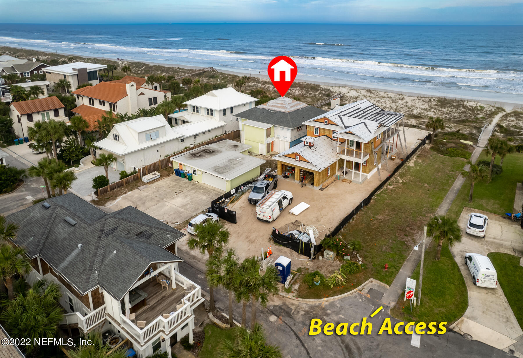 622 Ocean Front Neptune Beach, FL 32266 - Photo 12 of 15 an aerial view of a