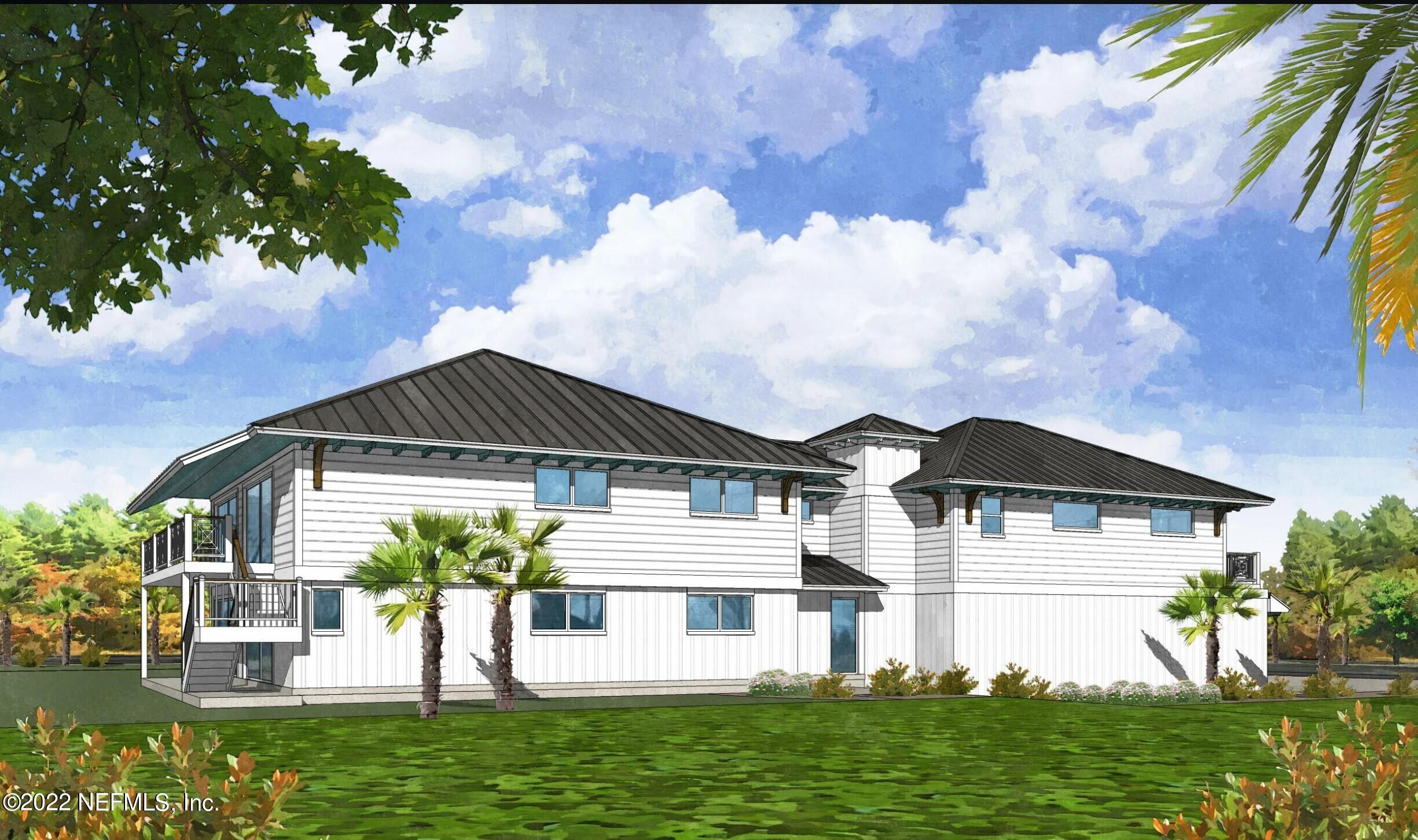 622 Ocean Front Neptune Beach, FL 32266 - Photo 6 of 15 a front view of a house with garden