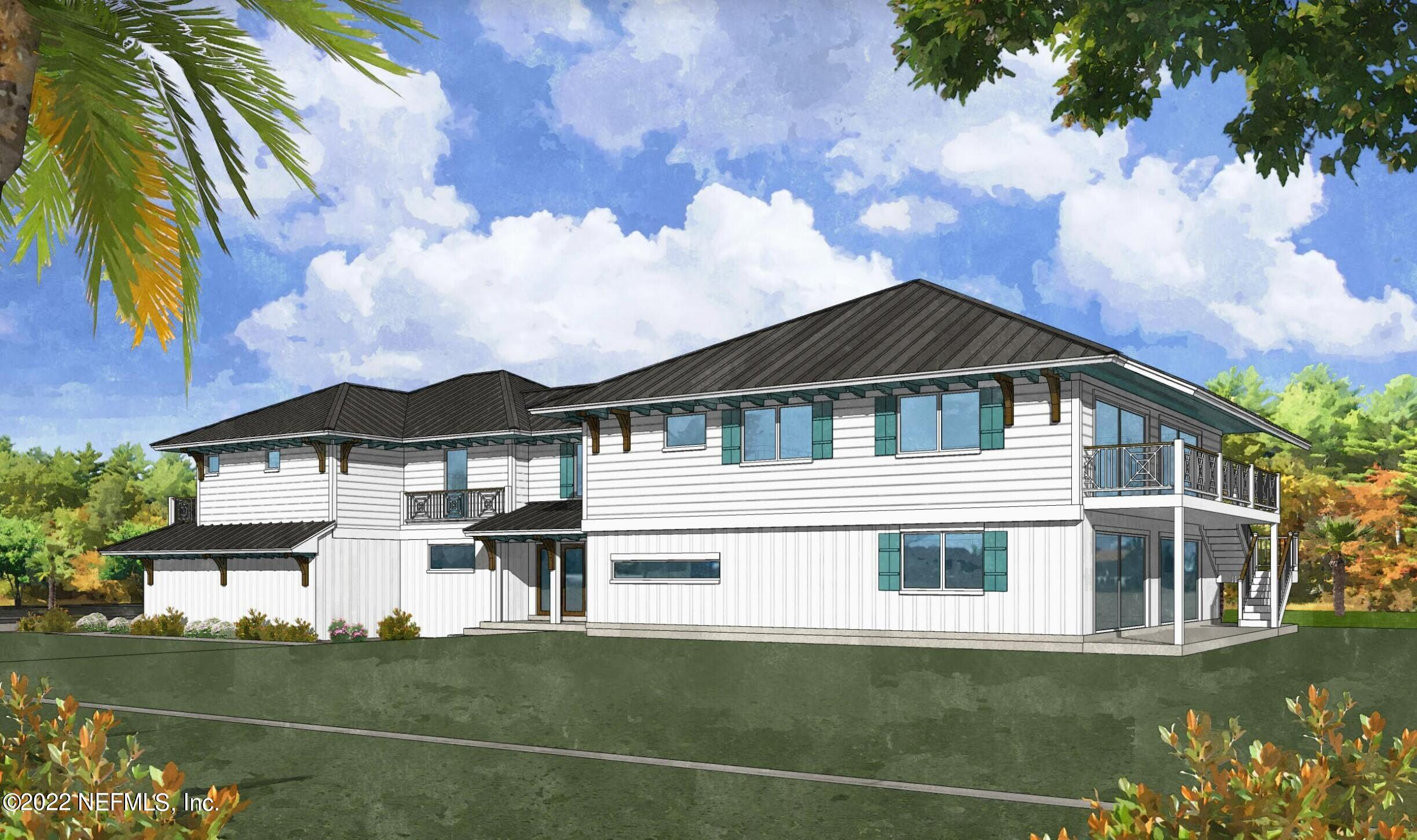 622 Ocean Front Neptune Beach, FL 32266 - Photo 7 of 15 a front view of a house with a yard