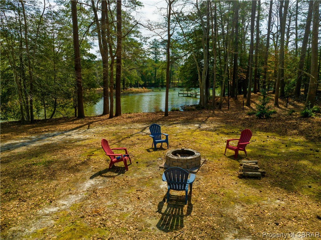 939 Long Road Mathews, VA 23109 - Photo 4 of 50 a view of a lake with a slide