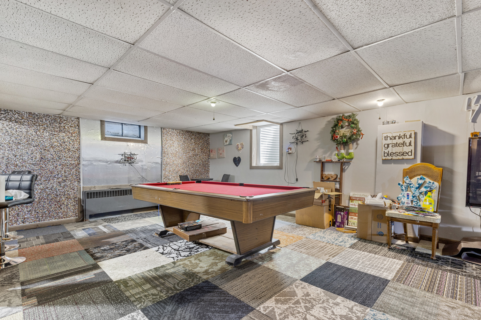 1229 Crest Lane Rochelle, IL 61068 - Photo 19 of 30 a room with pool table and wooden floor