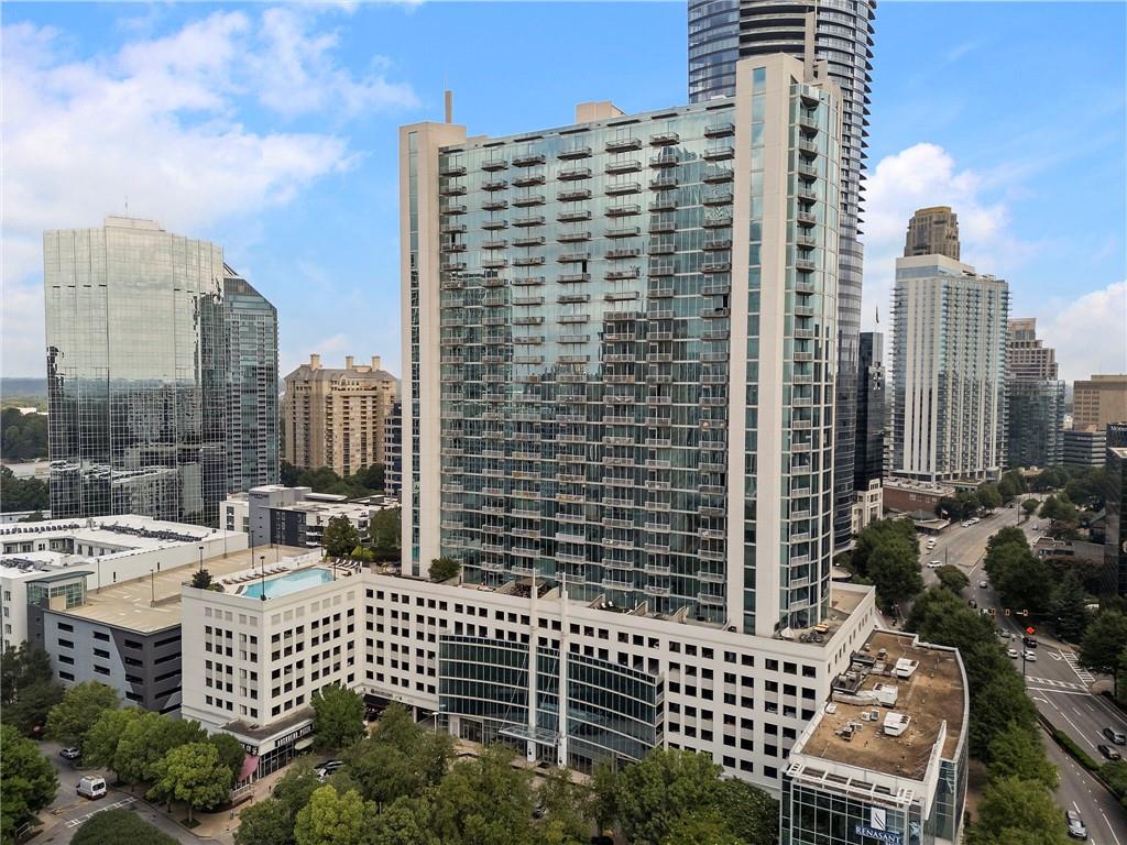 3324 Peachtree Road Northeast, Unit 2804 Atlanta, GA 30326 - Photo 32 of 32 a view of a city with tall buildings